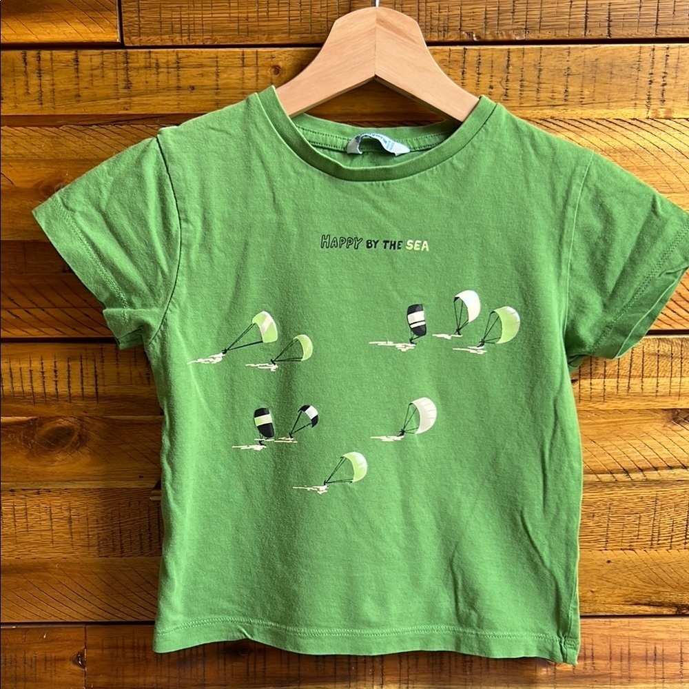 Mayoral Green Boys T-Shirt with Kite Print